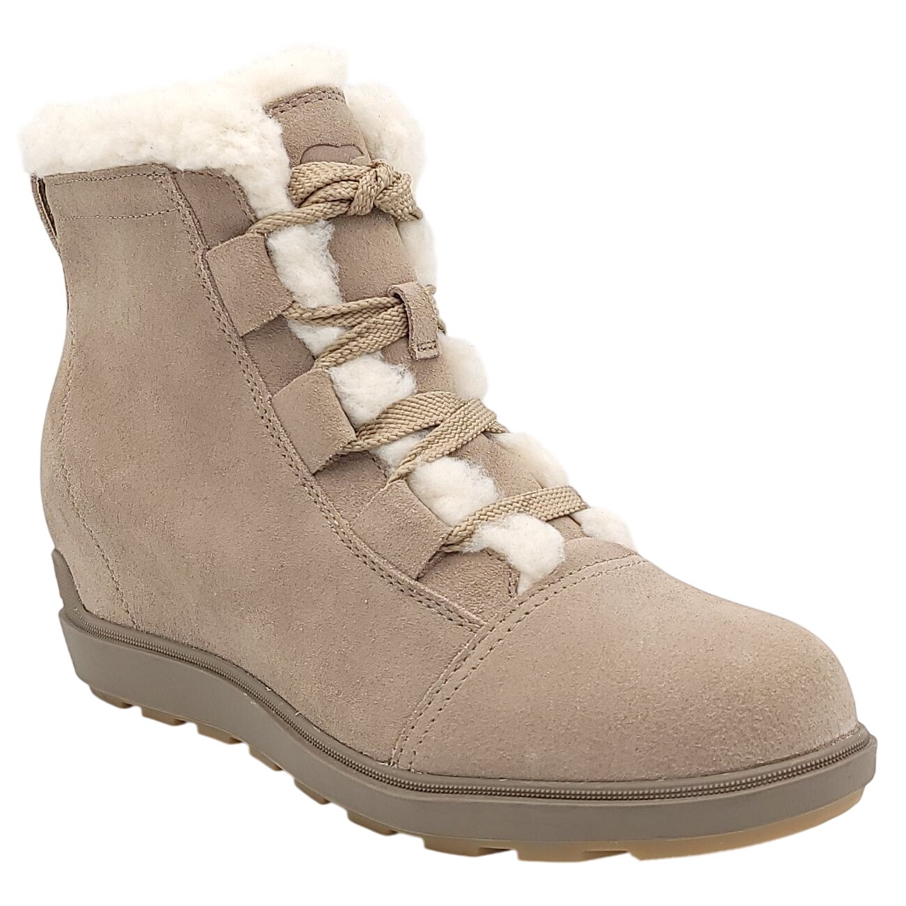 Sorel Women Evie Ii Cozy Wp Hidden Wedge Heel Booties Size Us 11 Omega Taupe